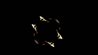 Fantezi kaotik renkli fraktal desen. Soyut Fraktal şekiller. 3D render resimde arka plan veya duvar kağıdı