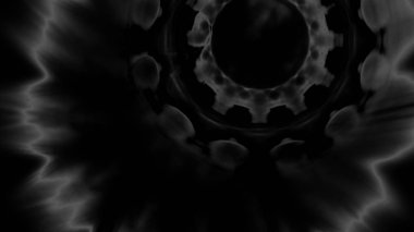 Fantezi kaotik renkli fraktal desen. Soyut Fraktal şekiller. 3D render resimde arka plan veya duvar kağıdı