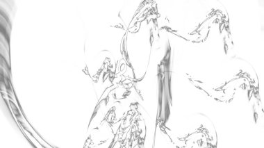 Fantezi kaotik renkli fraktal desen. Soyut Fraktal şekiller. 3D render resimde arka plan veya duvar kağıdı