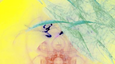 Fantezi kaotik renkli fraktal desen. Soyut Fraktal şekiller. 3D render resimde arka plan veya duvar kağıdı