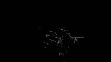 Fantezi kaotik renkli fraktal desen. Soyut Fraktal şekiller. 3D render resimde arka plan veya duvar kağıdı