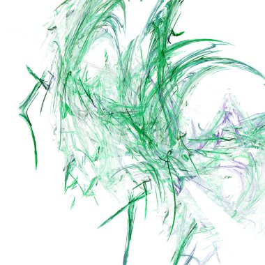 Fantezi kaotik renkli fraktal desen. Soyut Fraktal şekiller. 3D render resimde arka plan veya duvar kağıdı