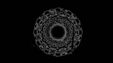 Fantezi kaotik renkli fraktal desen. Soyut Fraktal şekiller. 3D render resimde arka plan veya duvar kağıdı