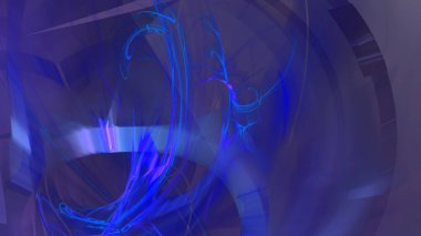 Fantezi kaotik renkli fraktal desen. Soyut Fraktal şekiller. 3D render resimde arka plan veya duvar kağıdı