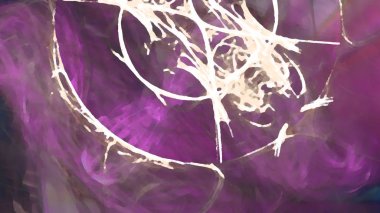 Fantezi kaotik renkli fraktal desen. Soyut Fraktal şekiller. 3D render resimde arka plan veya duvar kağıdı