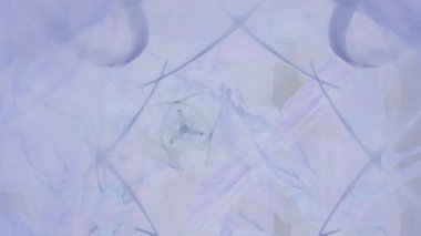 Fantezi kaotik renkli fraktal desen. Soyut Fraktal şekiller. 3D render resimde arka plan veya duvar kağıdı