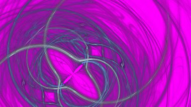 Fantezi kaotik renkli fraktal desen. Soyut Fraktal şekiller. 3D render resimde arka plan veya duvar kağıdı