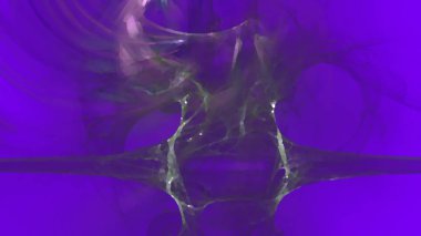 Fantezi kaotik renkli fraktal desen. Soyut Fraktal şekiller. 3D render resimde arka plan veya duvar kağıdı