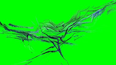 Fantezi kaotik renkli fraktal desen. Soyut Fraktal şekiller. 3D render resimde arka plan veya duvar kağıdı