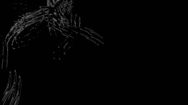 Fantezi kaotik renkli fraktal desen. Soyut Fraktal şekiller. 3D render resimde arka plan veya duvar kağıdı