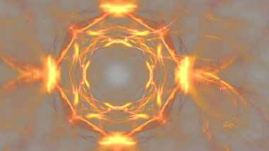 Fantezi kaotik renkli fraktal desen. Soyut Fraktal şekiller. 3D render resimde arka plan veya duvar kağıdı