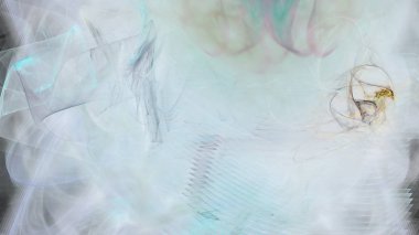 Fantezi kaotik renkli fraktal desen. Soyut Fraktal şekiller. 3D render resimde arka plan veya duvar kağıdı