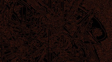 Fantezi kaotik renkli fraktal desen. Soyut Fraktal şekiller. 3D render resimde arka plan veya duvar kağıdı