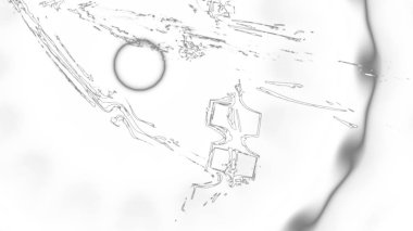 Fantezi kaotik renkli fraktal desen. Soyut Fraktal şekiller. 3D render resimde arka plan veya duvar kağıdı