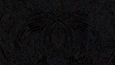 Fantezi kaotik renkli fraktal desen. Soyut Fraktal şekiller. 3D render resimde arka plan veya duvar kağıdı