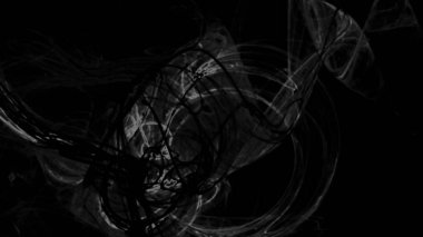 Fantezi kaotik renkli fraktal desen. Soyut Fraktal şekiller. 3D render resimde arka plan veya duvar kağıdı