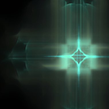 Fantezi kaotik renkli fraktal desen. Soyut Fraktal şekiller. 3D render resimde arka plan veya duvar kağıdı