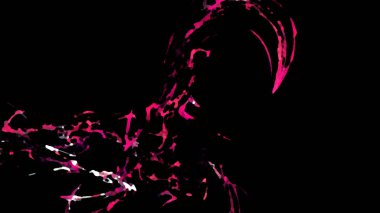 Fantezi kaotik renkli fraktal desen. Soyut Fraktal şekiller. 3D render resimde arka plan veya duvar kağıdı