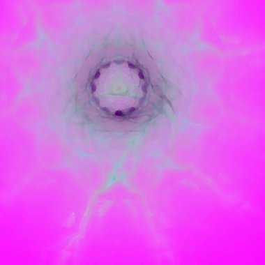 Fantezi kaotik renkli fraktal desen. Soyut Fraktal şekiller. 3D render resimde arka plan veya duvar kağıdı