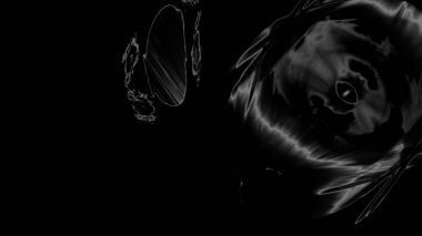 Fantezi kaotik renkli fraktal desen. Soyut Fraktal şekiller. 3D render resimde arka plan veya duvar kağıdı