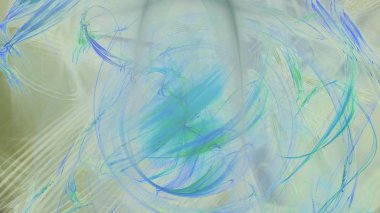 Fantezi kaotik renkli fraktal desen. Soyut Fraktal şekiller. 3D render resimde arka plan veya duvar kağıdı