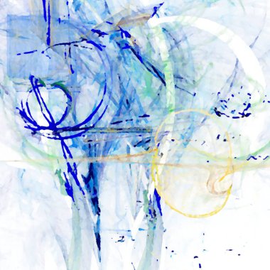 Fantezi kaotik renkli fraktal desen. Soyut Fraktal şekiller. 3D render resimde arka plan veya duvar kağıdı