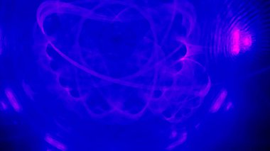 Fantezi kaotik renkli fraktal desen. Soyut Fraktal şekiller. 3D render resimde arka plan veya duvar kağıdı