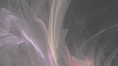 Fantezi kaotik renkli fraktal desen. Soyut Fraktal şekiller. 3D render resimde arka plan veya duvar kağıdı