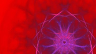 Fantezi kaotik renkli fraktal desen. Soyut Fraktal şekiller. 3D render resimde arka plan veya duvar kağıdı