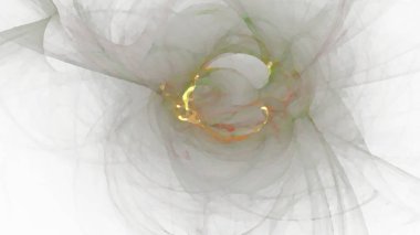 Fantezi kaotik renkli fraktal desen. Soyut Fraktal şekiller. 3D render resimde arka plan veya duvar kağıdı