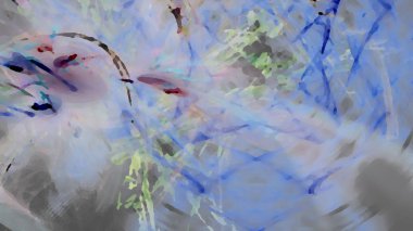 Fantezi kaotik renkli fraktal desen. Soyut Fraktal şekiller. 3D render resimde arka plan veya duvar kağıdı