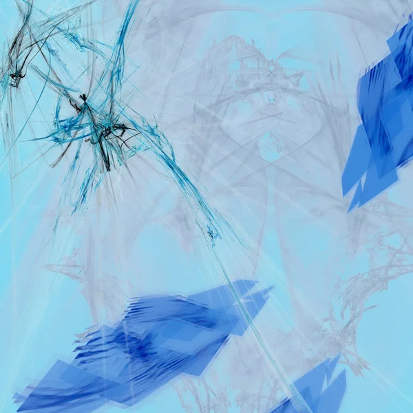 Fantezi kaotik renkli fraktal desen. Soyut Fraktal şekiller. 3D render resimde arka plan veya duvar kağıdı