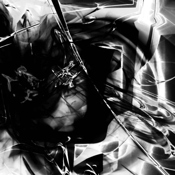 Fantezi kaotik renkli fraktal desen. Soyut Fraktal şekiller. 3D render resimde arka plan veya duvar kağıdı