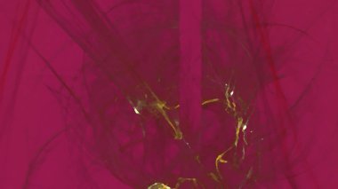 Fantezi kaotik renkli fraktal desen. Soyut Fraktal şekiller. 3D render resimde arka plan veya duvar kağıdı