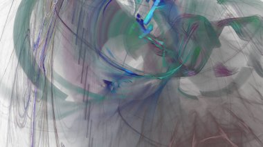 Fantezi kaotik renkli fraktal desen. Soyut Fraktal şekiller. 3D render resimde arka plan veya duvar kağıdı