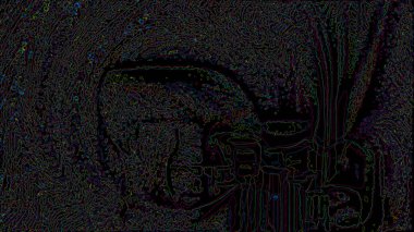 Fantezi kaotik renkli fraktal desen. Soyut Fraktal şekiller. 3D render resimde arka plan veya duvar kağıdı