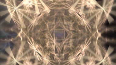 Fantezi kaotik renkli fraktal desen. Soyut Fraktal şekiller. 3D render resimde arka plan veya duvar kağıdı