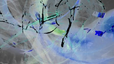 Fantezi kaotik renkli fraktal desen. Soyut Fraktal şekiller. 3D render resimde arka plan veya duvar kağıdı