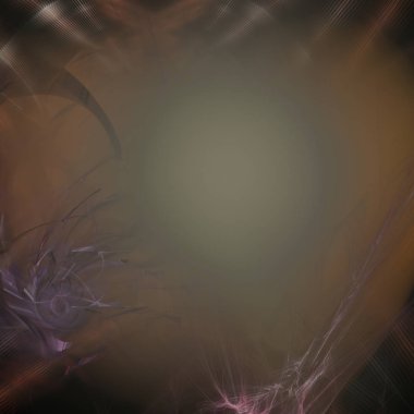 Fantezi kaotik renkli fraktal desen. Soyut Fraktal şekiller. 3D render resimde arka plan veya duvar kağıdı