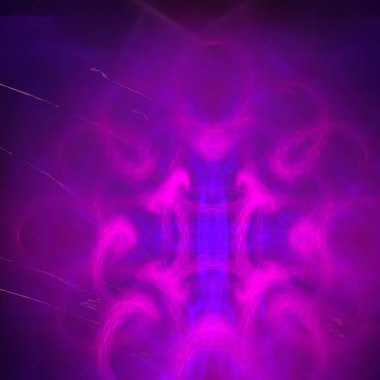 Fantezi kaotik renkli fraktal desen. Soyut Fraktal şekiller. 3D render resimde arka plan veya duvar kağıdı