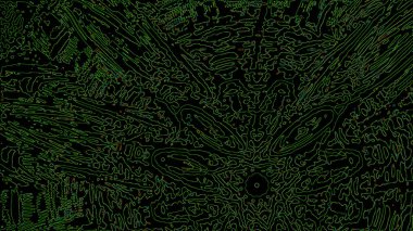 Fantezi kaotik renkli fraktal desen. Soyut Fraktal şekiller. 3D render resimde arka plan veya duvar kağıdı