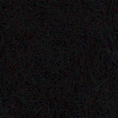 Fantezi kaotik renkli fraktal desen. Soyut Fraktal şekiller. 3D render resimde arka plan veya duvar kağıdı