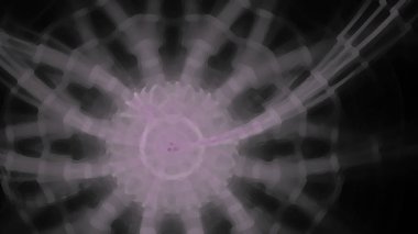 Fantezi kaotik renkli fraktal desen. Soyut Fraktal şekiller. 3D render resimde arka plan veya duvar kağıdı