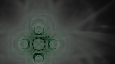 Fantezi kaotik renkli fraktal desen. Soyut Fraktal şekiller. 3D render resimde arka plan veya duvar kağıdı