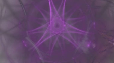 Fantezi kaotik renkli fraktal desen. Soyut Fraktal şekiller. 3D render resimde arka plan veya duvar kağıdı