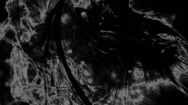 Fantezi kaotik renkli fraktal desen. Soyut Fraktal şekiller. 3D render resimde arka plan veya duvar kağıdı