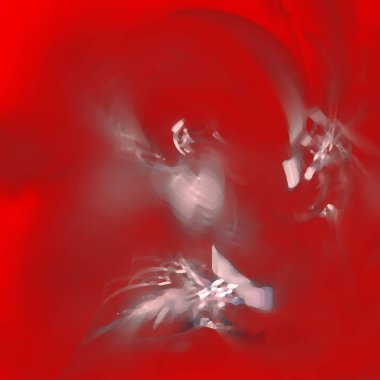 Fantezi kaotik renkli fraktal desen. Soyut Fraktal şekiller. 3D render resimde arka plan veya duvar kağıdı