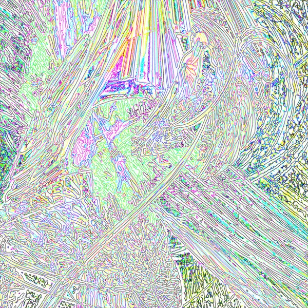 Fantasie chaotische kleurrijke fractale patroon. Abstracte fractale vormen. 3D rendering afbeelding achtergrond of behang — Stockfoto