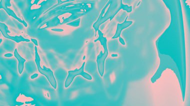 Fantezi kaotik renkli fraktal desen. Soyut Fraktal şekiller. 3D render resimde arka plan veya duvar kağıdı