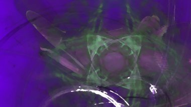 Fantezi kaotik renkli fraktal desen. Soyut Fraktal şekiller. 3D render resimde arka plan veya duvar kağıdı